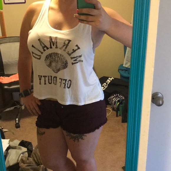 LAST ONE!! Mermaid Off duty tank top - Picture 5 of 5